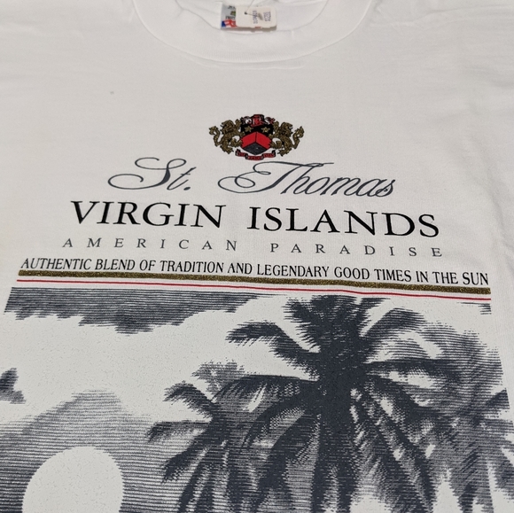 Vintage St. Thomas Virgin Islands T-shirt with Tag - Picture 5 of 5